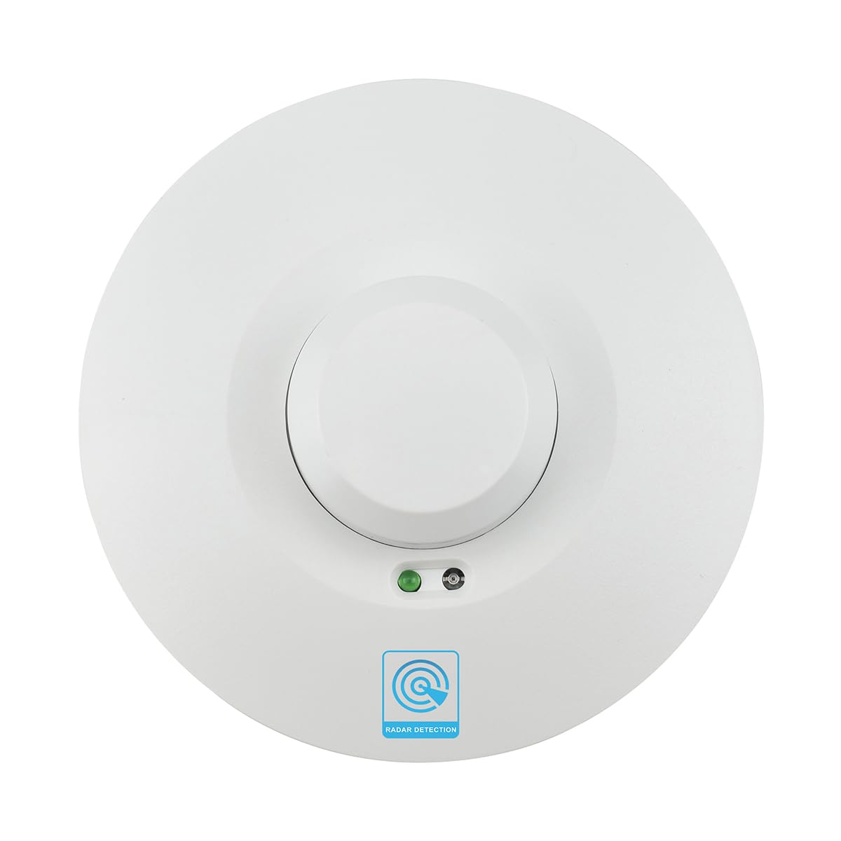 YCA2002 Ceiling Motion Sensor, 5.8 GHz Microwave Motion Detector Light Switch, Rated 800-1200W, Ceiling Mount Motion Detector, 32-ft Range, White