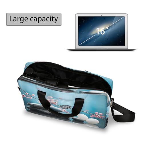 Maletín para laptop 15.6-16 pulgadas con diseño floral miniatura 5