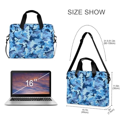 Bolso para laptop portátil con cierre y correa compatible 15.6 pulg miniatura 5