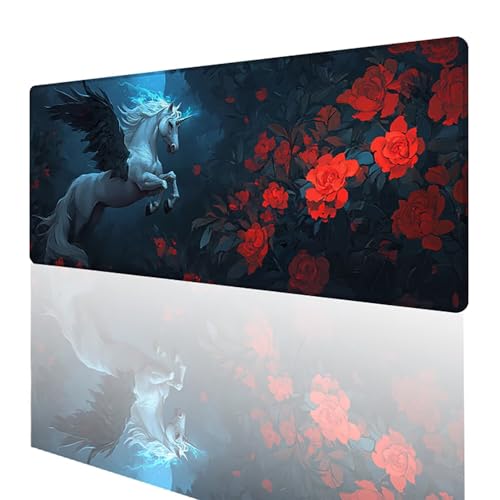 Tapis de souris gaming XXL licorne 600x400mm antidérapant G-6753