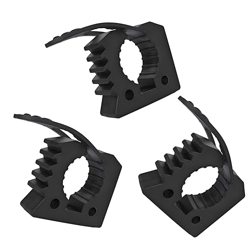 TUOMAICN Rubber Clamp Mounting Kit,Quick-Release Rubber Clamp Fits 1-1/7
