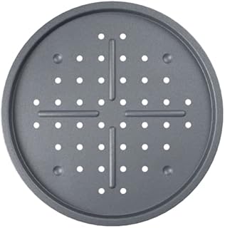 Large Perforated 33.5cm Pizza Oven Tray Baking Tray Set Tray/Pan with Holes, Non-Stick, Multi-Pack Pizza Trays - Dishwasher Safe and Easy Cleaning by KITCHENEUR® (3)