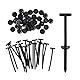 100 Stück Kabelbinder Verschluss für Reparaturen - Universal Self Locking Nylon Zip Ties Holder, Kabelbinder uv Beständig, cable ties Schwarz, für Auto & Maschinen Reparatur