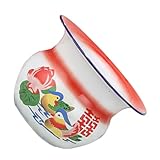 Pots de chambre pour adultes : avec un motif à , il est pratique lorsque vous l'utilisez, vous offrant une bonne expérience d'utilisation, crachoir durable