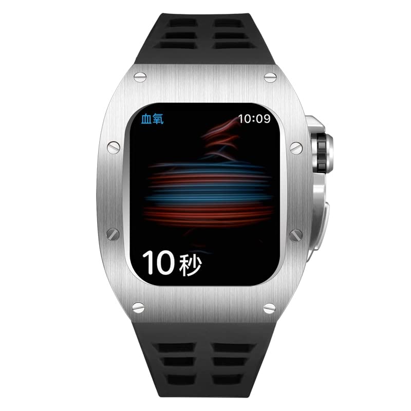 Bracelet acier pour Apple Watch 44mm idéal pour le bureau