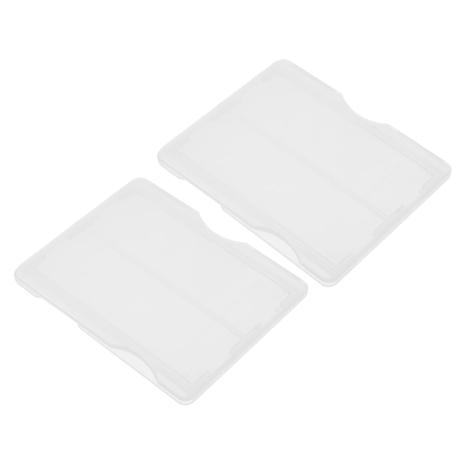 100pcs Microscope Slide Storage Holder Transparent Slide Storage Box for and Stackable Specimen Tray for Organizing Samples