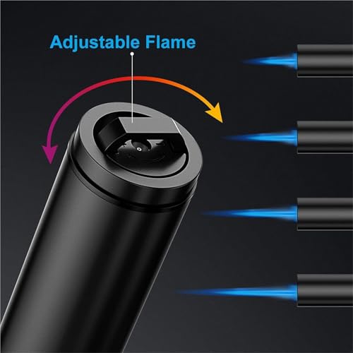 Encendedor soplete ajustable a butano pack 2 miniatura 5