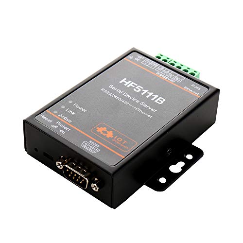 Servidor serial RS232 RS485 a Ethernet industrial de 1 puerto HD 2