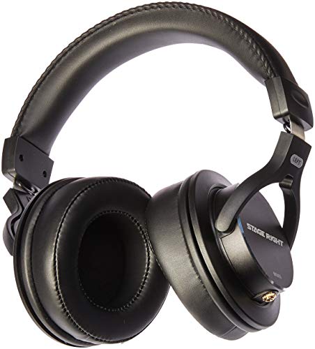 Monoprice Multimedia Studio Reference Monitor Headphones - 53mm | Closed-Back - Stage Right