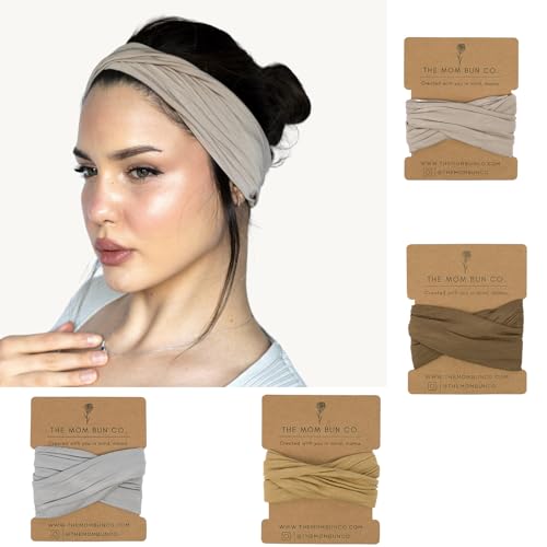 Bamboo Nonslip Soft Boho Stretchy Headband for Women's Hair (Sunbeam) - Image 3