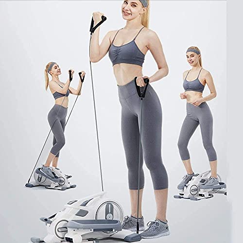 Image of Mini Stepper Elliptical Machine Fitness Exercise Trainer with Non-Slip Pedal and Adjustable Resistance, HD Display，Suita