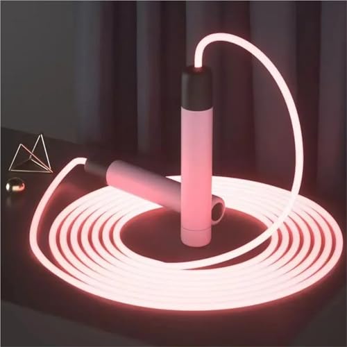 Cuerda de saltar LED para entrenar en el parque por la noche