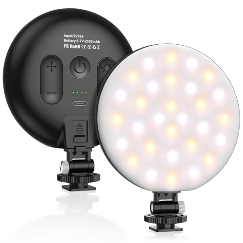 Hagibis LED Video Light with Rechargeable Battery