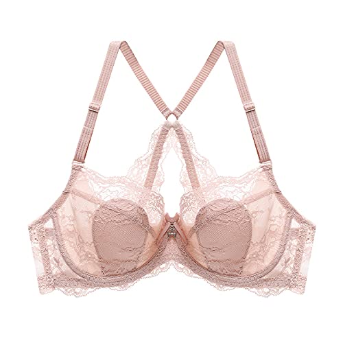 Soutien-gorge à armatures transparent résolvant le manque de maintien en grande taille