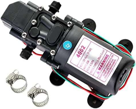 G Ganen 12V DC Fresh Water Pump with 2 