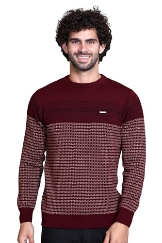 Image of GODFREY Full Sleeve Woolen Sweater for Man Winter Wear - Round Neck Pullover Regular Fit