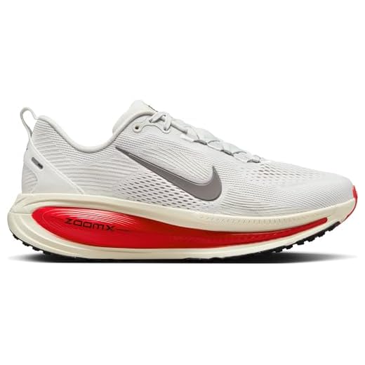Nike Vomero 18 Homme Blanc Orange NIKE Homme Vomero 18 Sneaker, Pure Platinum Anthracite Smoke, 44 EU