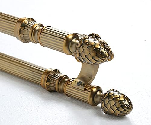 Door Handle Commercial Sliding Door Handle Set Exterior, Rustic Two Side Push Pull Barn Handle for Bathroom, Stainless Steel Entry Glass Shower Handle