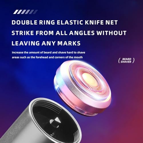 Image of SOPAMI Mini Shaver, Mini Electric Shavers for Men, Mini Electric Shaver, USB C Rechargeable Waterproof Electric Razor Trimmer