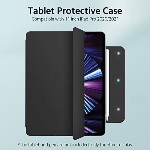 mingzhe Capa protetora para tablet magnético com fivela removível compatível com iPad Pro de 11 pole