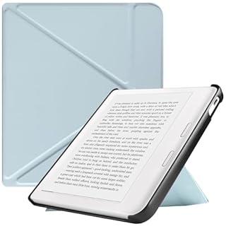 HGWALP Custodia Slimshell compatibile con 7" pollici Kobo Libra Colour (2024) / Kobo Libra 2 (2021) eReader, Ultra Slim Cover Leggera con Auto Wake/Sleep e Stand-Sky Blue
