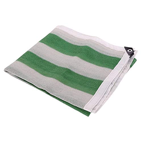 Mallas anti-heladas DEWUFAFA Red de Cortinas 3 Pines, Engrosamiento Encriptación Bordes Protección Solar DeBalcón Sombra Verde Jardín Red Aislamiento - Verde (55% -60% Tasa DSombreado) Cover