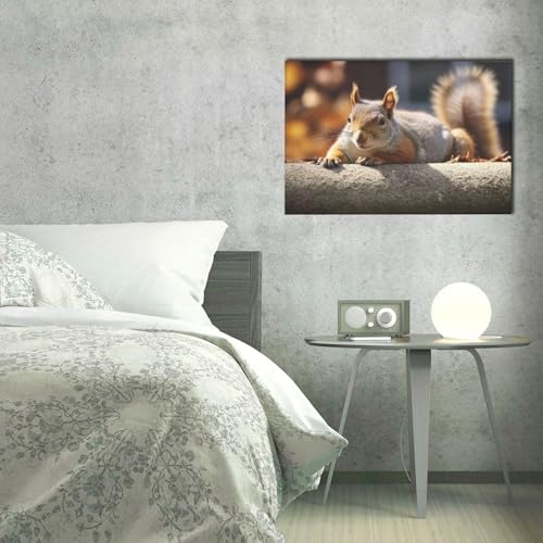 Impression sur toile écureuil en haute définition avec des finitions premium - 4