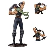MABAIUDE JJBA Joseph Joestar Figure Statue - 30cm Standing Pose Two Bust Changeable - 1/6 Scale Anime Figure Model Sculpture Handmade Collectible Desktop Decor