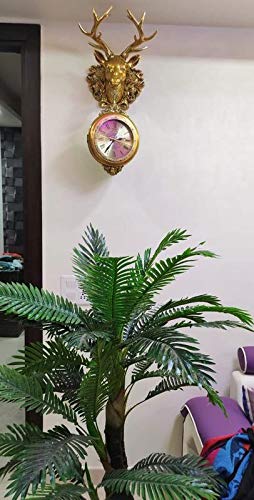 Image of Multicolor Dual Hanging Dear Wall Clock| Wall Watch | Wall Clock for Home Office Decor and Gifts 75 cm Tall
