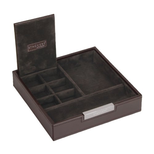 Preisvergleich Produktbild Stackers Schokobraun Quadratisch Aufbewahrungsstation