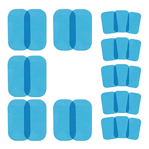 Replacements Gel Pads for EMS ABS Hips Trainer Buttock Muscle Massage Replacement Gel Sheets,Special for EMS Butt Muscle Trainer, Butt Toner,Buttocks Trainer Accessories (5 PCS/Set,5 Sets/Pack)