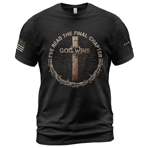 I've Read The Final Chapter God Wins Christian Tshirts, Men Jesus Shirts, Bible Shirts for Men 2