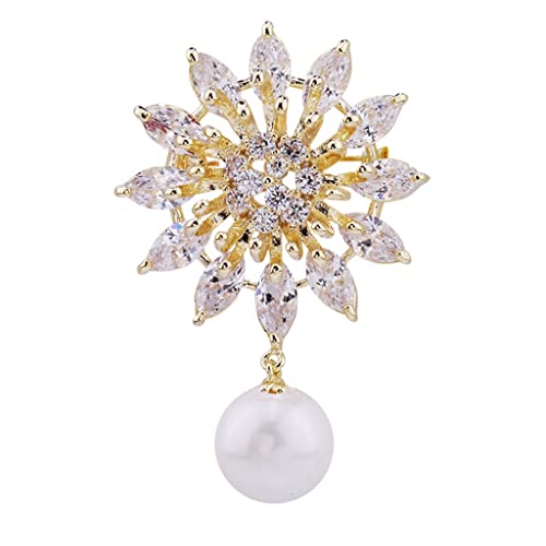 Brooche marguerite vêtements décolleté anti-enclines accessoires broches fixes