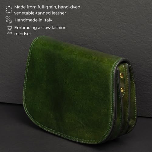 Image of Time Resistance Leather Cross Body Bag for Women Shoulder Bag Messenger Purse Gift Box Included