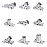 White Water 6857S 316 Marine Grade Stainless Steel Heavy Duty 60 Degree Rectangular Hand/Grab Rail B