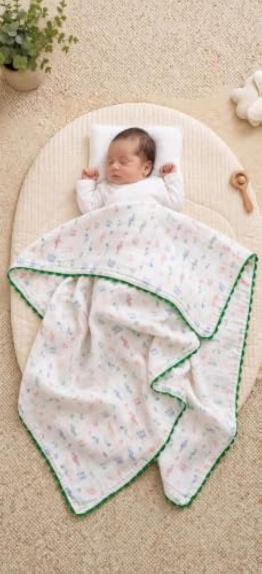 Kids Cotton Blanket Dohar 3 Layer Soft Printed Cotton Blanket