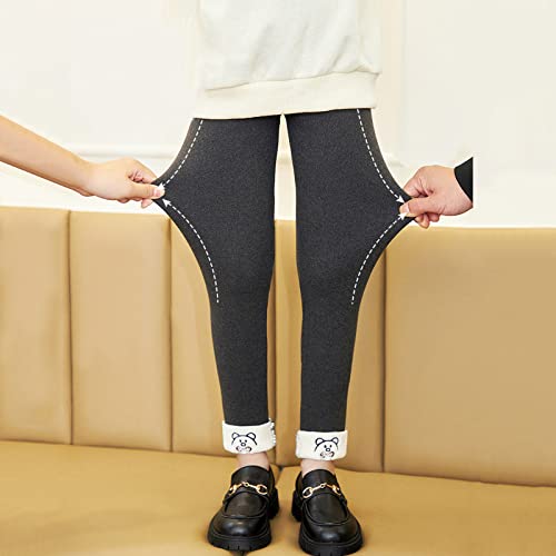 Girls Fleece Lined Leggings Winter Warm Tights Pants Fall Clothes for Kids Toddler Baby Girls Cute Comfy Thermal2