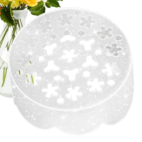 Rejilla de silicona para flores, soporte flexible reutilizable para tallo en espiral, rejilla de arreglo de flores reutilizable, para floristas, planificadores de bodas, decoración de eventos