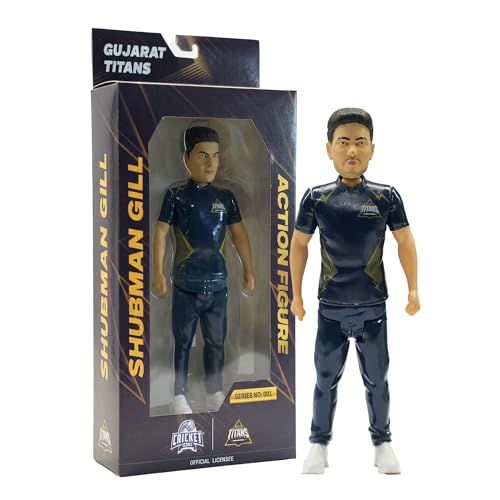 Image of Action Figure, IPL Edition, 7 Inch Shubman Gill | 360 Rotatable Head, Cricket Player, For Fans & Collectors