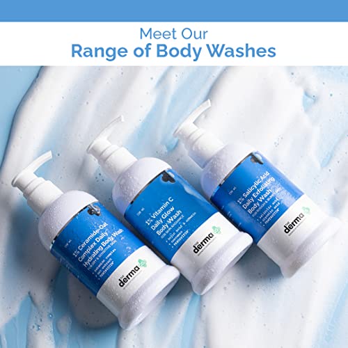 The Derma Co 1% Kojic Acid Daily Brightening Body Wash with Alpha Arbutin For Dark Spots & Pigmentation - 250ml - Image 3