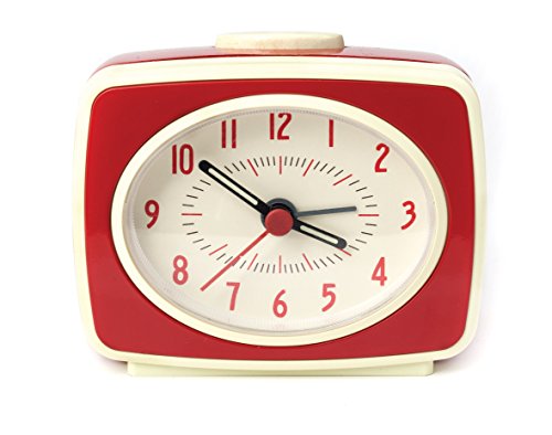 Kikkerland AC14-RD despertador clássico, vermelho