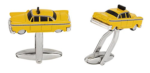 Mancuernillas Yellow Taxi Cab Nueva York con Caja de Regalo miniatura 2