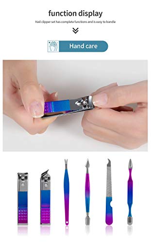 15PCS-Professional-Manicure-Pedicure-Set-for-Nail-Tips-Cutter-Stainless-Steel-Nail-Clipper-Eagle-Hook-Tools-Kit-for-Nail-Art