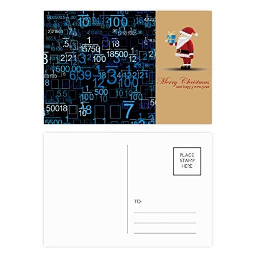 Cartes postales Père Noël lot de 20 à offrir aux passionnés de science et technologie