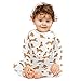 vvfelixl Baby Bodysuits Pants Sets Golden Retriever Dogs Long Sleeve Baby Clothes For Boys Girls 12-18 Months Goldies Puppy White