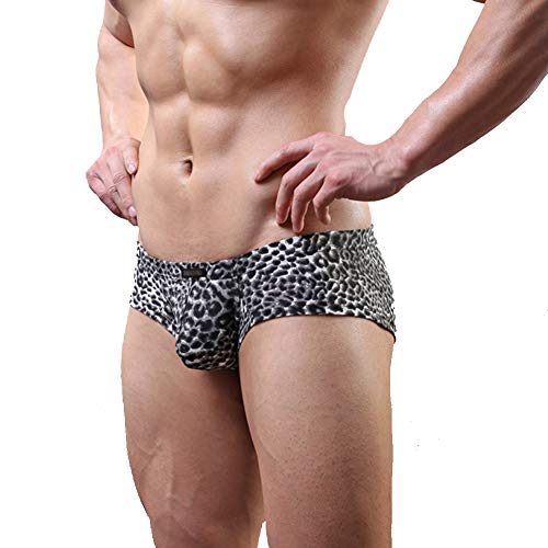 Calcinha masculina sexy de bambu com cintura baixa K-Men, Black-2, X-Large