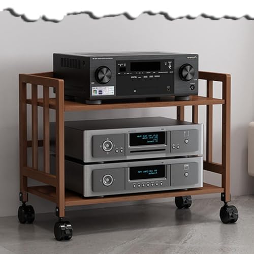 Meuble de rangement mobile audio et vidéo en bois pour éliminer le désordre