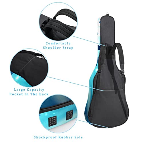 Housse de transport étanche pour guitare avec bandoulière réglable Motif tortue dans l’océan, Multicolore 03., 42.9×16… - Les Beatles, Paul McCartney, John Lennon, RIngo Starr, George Harrison Housse de transport étanche pour guitare avec bandoulière réglable Motif tortue dans l'océan, Multicolore 03., 42.9x16… – Image 4
