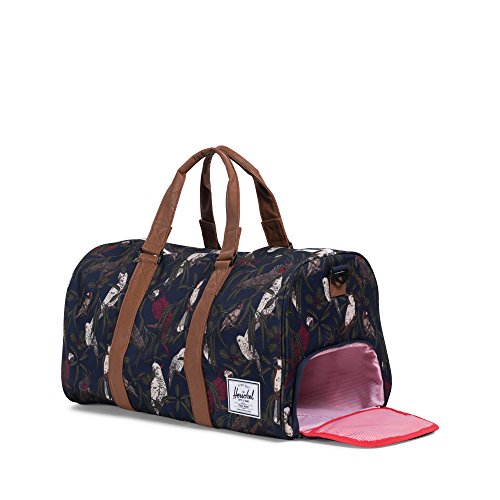 Image of Herschel Supply Co. Novel, Peacoat Parlour /Tan Synthetic Leather