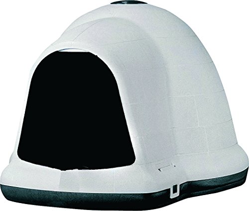 Petmate Dogloo with Microban, 90-125 lb, Taupe/Black